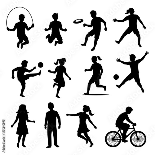 Architectural Drawings Playing people silhouette vector illustration, top view, human person Minimal style hand drawn. Sections, Elevations, Floor Plans