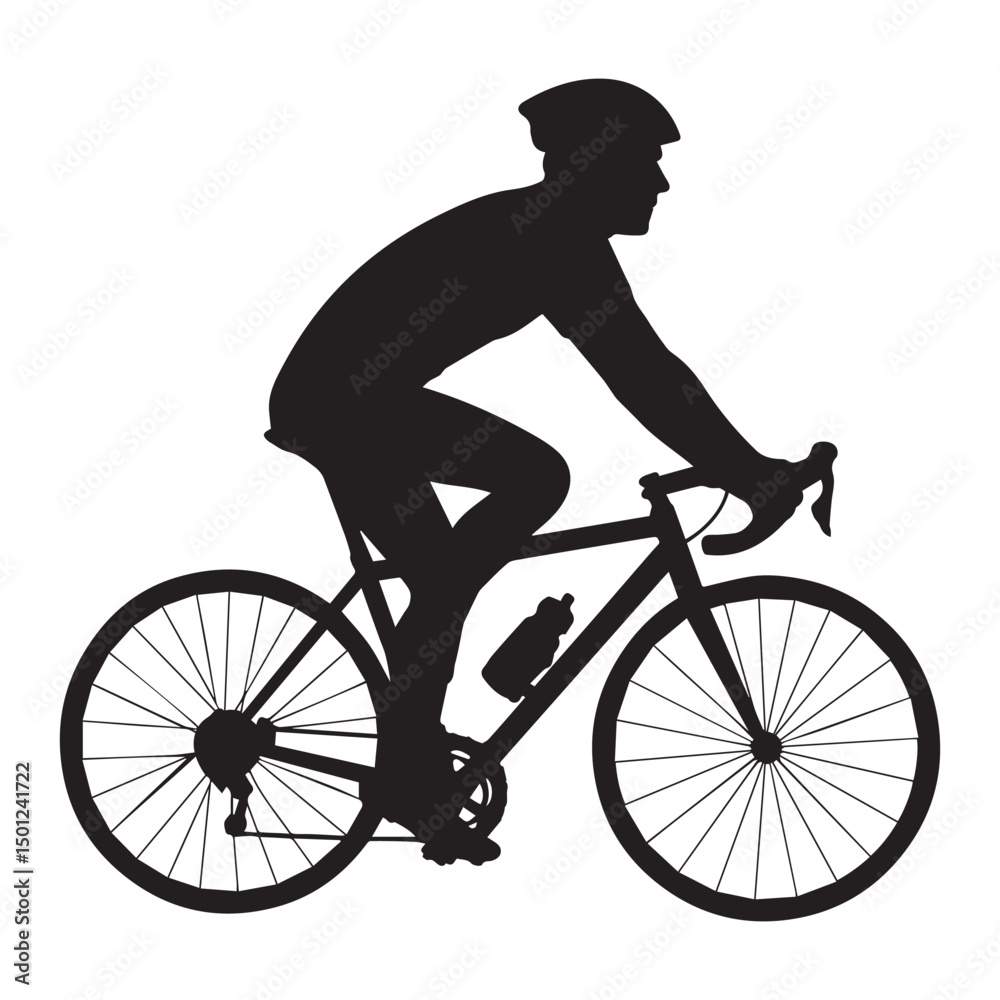 Obraz premium cyclist vector