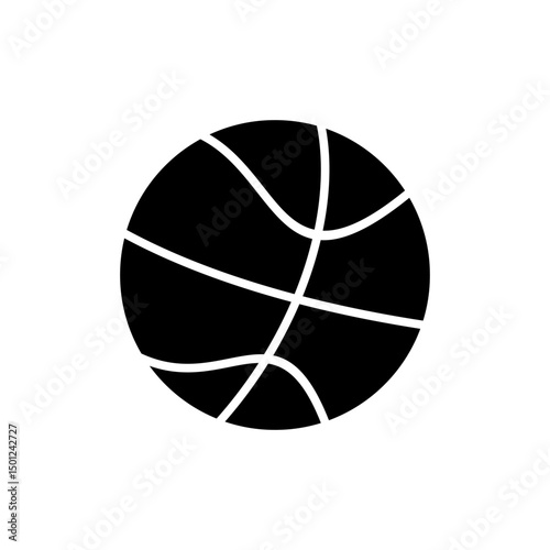 Basketball icon symbol for apps and websites. Basketball ball sign and symbol