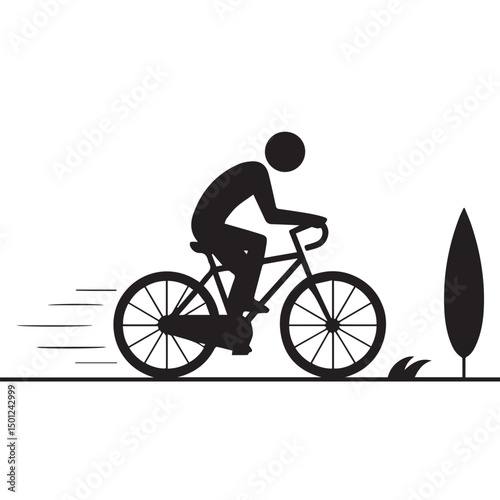 cyclist vector