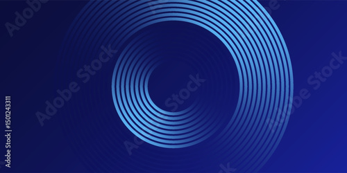 Blue abstract background. Geometric lines pattern. Modern shiny blue gradient lines. Futuristic technology graphic design. Suit for business, cover, header, wallpaper, corporate, website modern