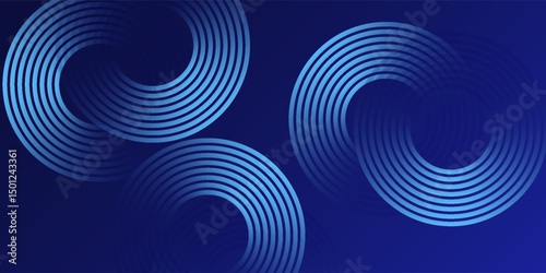 Blue abstract background. Geometric lines pattern. Modern shiny blue gradient lines. Futuristic technology graphic design. Suit for business, cover, header, wallpaper, corporate, website modern