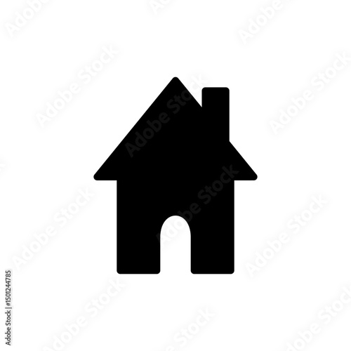 House icon symbol for apps and websites. Home sign and symbol