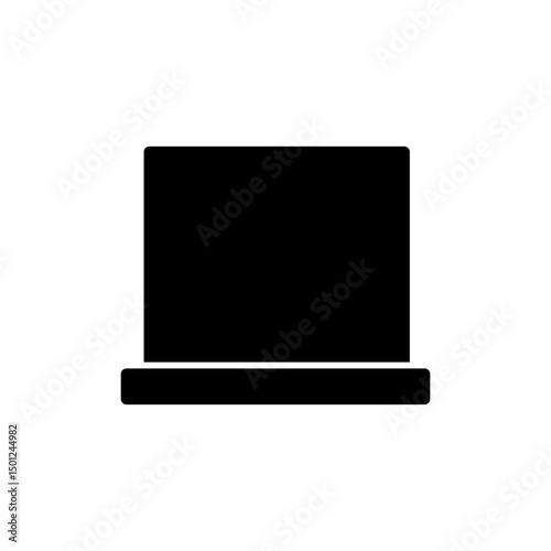 Laptop icon symbol for apps and websites. computer sign and symbol