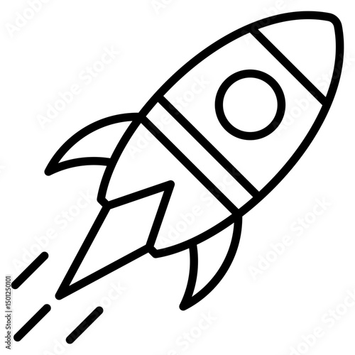 Startup line icon