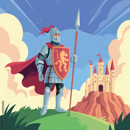 knight, medieval, armor, sword, history, warrior, illustration, helmet, character, isolated, art, armour, brave, hero, costume, cartoon, shield, vector, fighter, ancient, drawing, fantasy, soldier, 