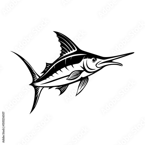 Detailed Crappie Fish Art