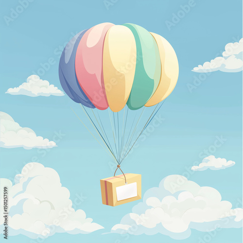 care package landing on the ground