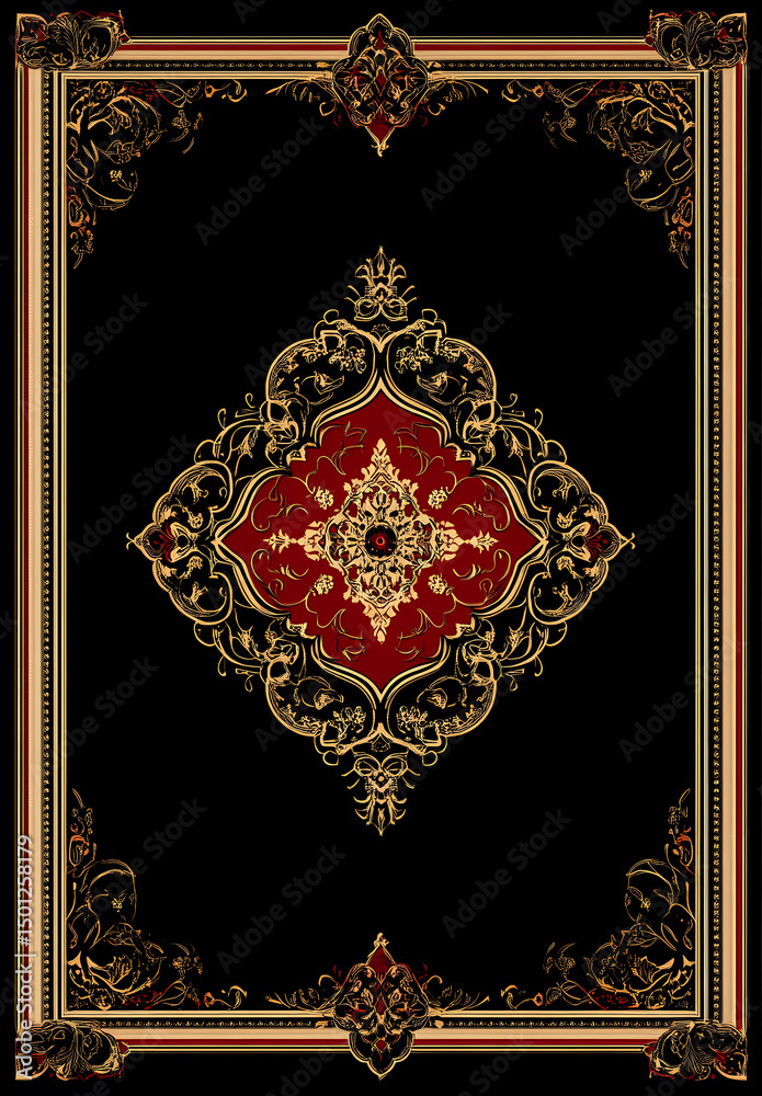 Obraz premium Ornate Decorative Carpet Design
