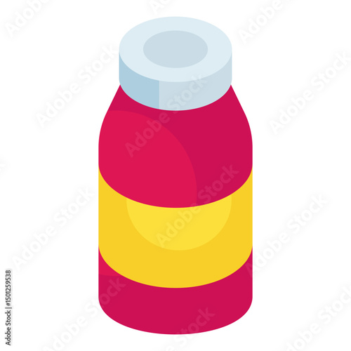 Perfect design icon of syrup bottle