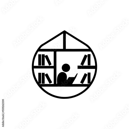 A solemn silhouette of a mourning person against the dark representing on transparent background