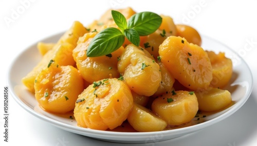 Close-up of untouched meal, isolated on white, forgo, unconsumed