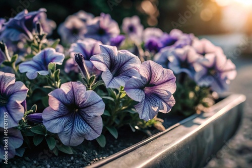 purple flowers in a garden