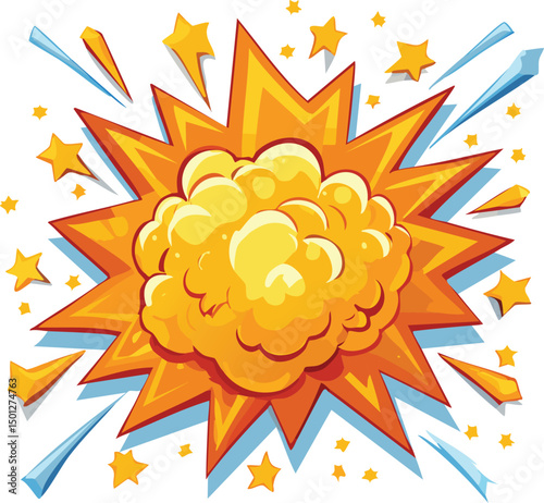 explosion vector illustration