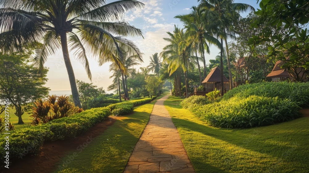 Obraz premium Majestic Landscapes of Sri Lanka. Breathtaking Beauty Capturing the Serene Essence of Nature in Stunning Landscapes. A Journey Through Picturesque Nature Landscapes. The beauty of Nature’s Landscape