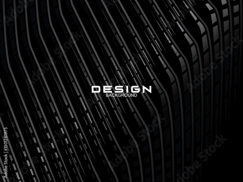 Premium background design with diagonal stripes pattern. Vector horizontal template for digital lux business banner, contemporary formal invitation, luxury voucher, prestigious gift certificate.