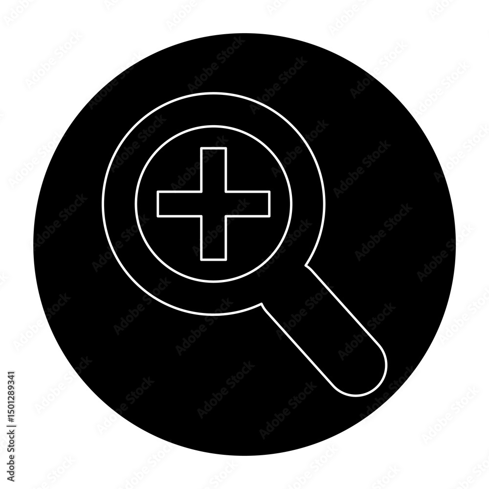 Fototapeta premium The zoom in out icon symbol can be used on several platforms