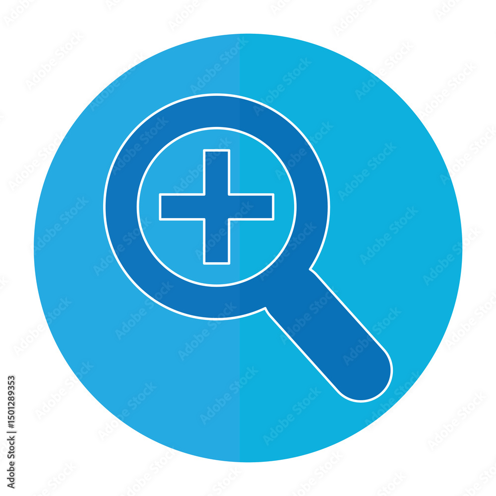 Obraz premium The zoom in out icon symbol can be used on several platforms