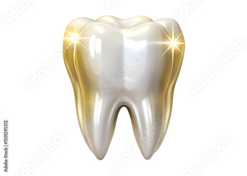 shiny tooth clipart png image on transparent background
