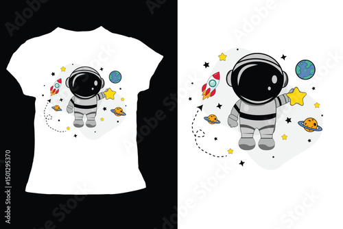 baby t-shirt Vector illustration background Design whit baby room decoration,