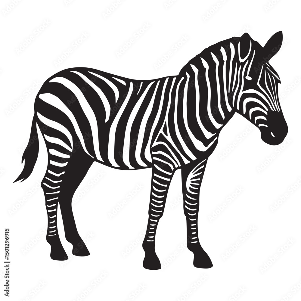 Obraz premium zebra vector illustration