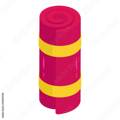 A unique design icon of carpet 