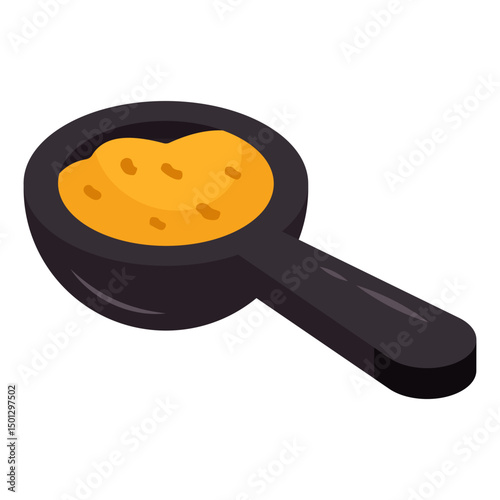 An icon design of spoon