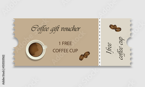 Free coffee voucher.