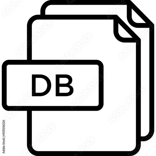 Db file line icon