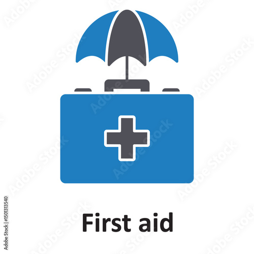 First aid :Vector Icon which can easily modify or edit