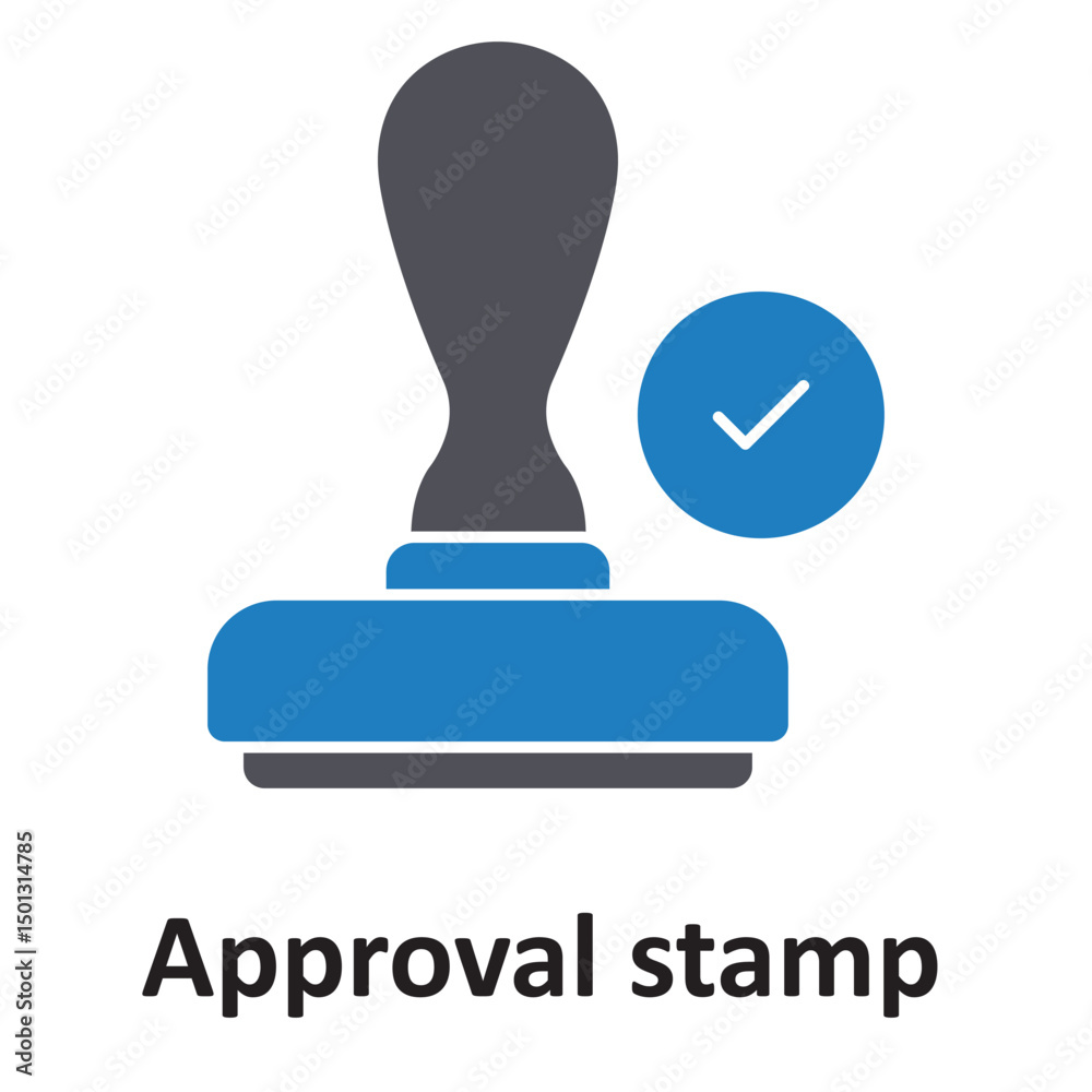 Approval stamp :Vector Icon which can easily modify or edit Approval stamp :Vector Icon which can easily modify or edit