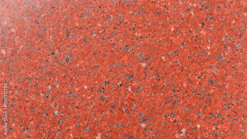 Close-up of a red granite texture, perfect for construction and design projects. photo