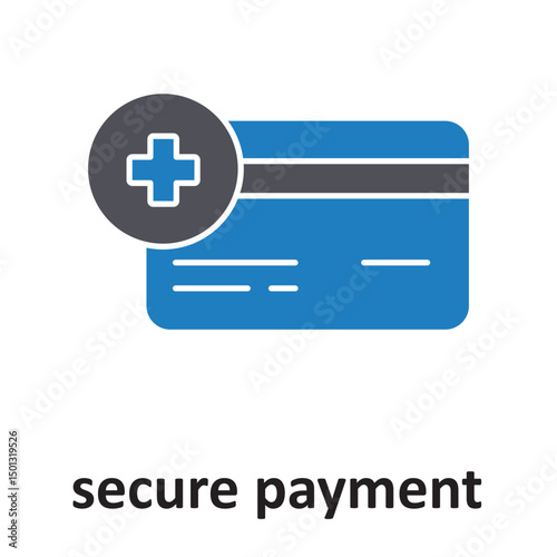secure payment :Vector Icon which can easily modify or edit