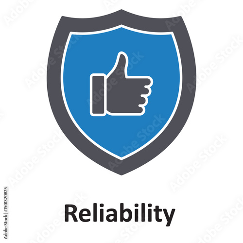 Reliability :Vector Icon which can easily modify or edit