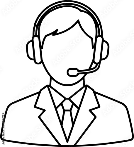 Customer Service Operator Icon