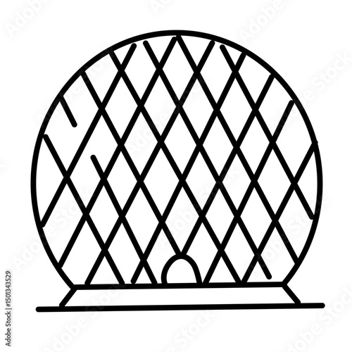 Landmark Line vector