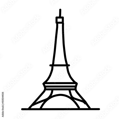 Landmark Line vector