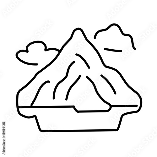 Landmark Line vector