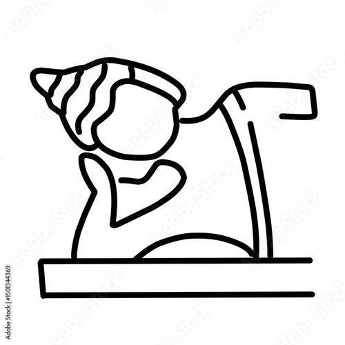 Landmark Line vector