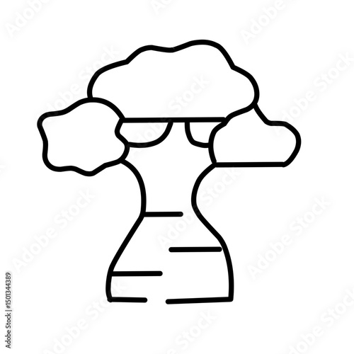 Landmark Line vector