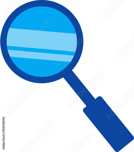 a magnifying glass icon
