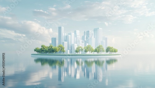 Cityscape Island: A Sustainable Metropolis