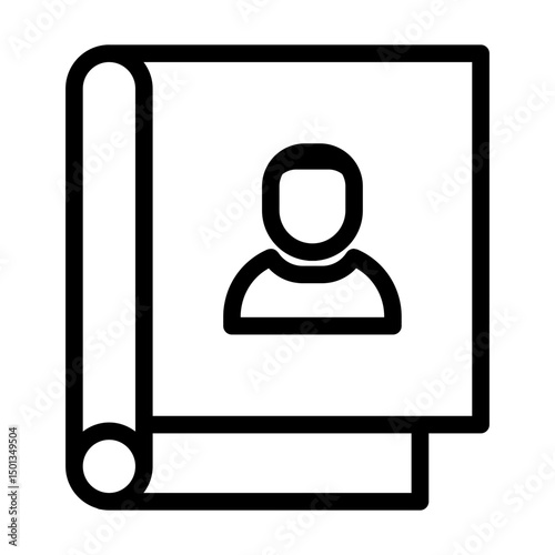 bulletin line icon