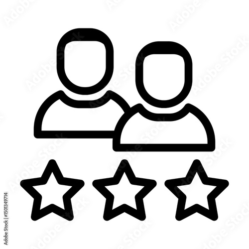 rating line icon