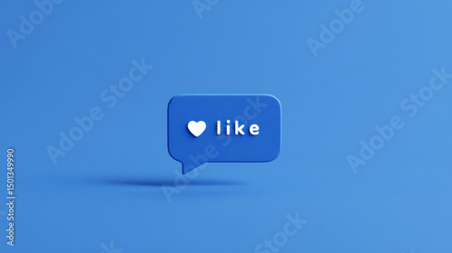 The symbol composed of hearts and the English word 