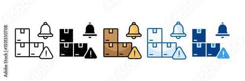 Limited Stock Warning Icon Set Multiple Style Collection