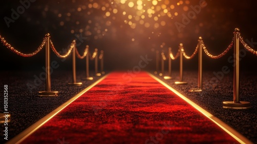 Red carpet event, awards ceremony, entrance. Potential use Stock photo