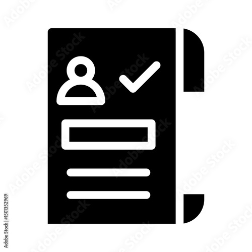 opinion glyph icon