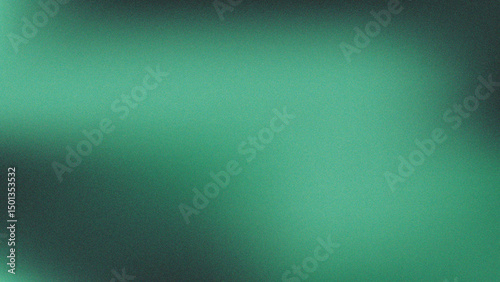 Teal and Black Gradient with Noise Texture Abstract Background, Design Element