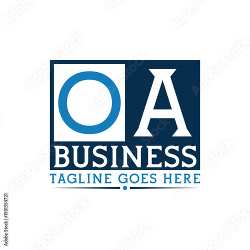 OA Logo. Letter OA Business Logo Design